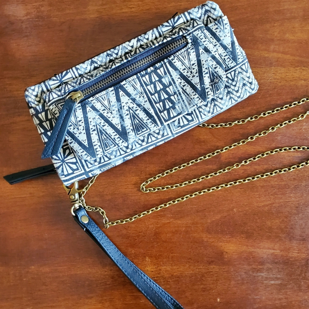 Tribal Print Clutch Bag